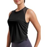 Slep - dbardeur d't pour femme haut de sport sans manches crop yoga t - shirt pour femme lger et ...