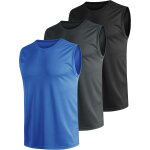 Slep - débardeur homme lot de 3 / 5 holyester sport running Slep - débardeur homme lot de 3 / 5 holyester sport running