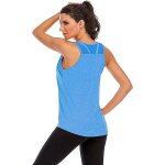 Slep - débardeur de yoga pour femme - sans manches - dos en maille filet Slep - débardeur de yoga pour femme - sans manches - dos en maille filet