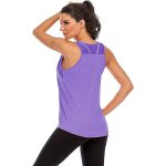 Slep - débardeur de yoga pour femme - sans manches - dos en maille filet Slep - débardeur de yoga pour femme - sans manches - dos en maille filet