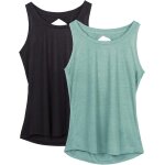 Slep - dos ouvert dbardeur de sport femme - tops sans manches exercice yoga shirt, paquet de 2
