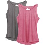 Slep - dos ouvert débardeur de sport femme - tops sans manches exercice yoga shirt, paquet de 2 Slep - dos ouvert débardeur de sport femme - tops sans manches exercice yoga shirt, paquet de 2