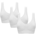Slep - femme lot de 3 soutiens - gorge confortables sans couture sans armature brassière avec coussinets ... Slep - femme lot de 3 soutiens - gorge confortables sans couture sans armature brassière avec coussinets ...
