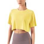 Slep - femmes aptitude entraînement hauts courts manche courte yoga tee shirts athlétique fonctionnement ... Slep - femmes aptitude entraînement hauts courts manche courte yoga tee shirts athlétique fonctionnement ...