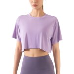 Slep - femmes aptitude entraînement hauts courts manche courte yoga tee shirts athlétique fonctionnement ... Slep - femmes aptitude entraînement hauts courts manche courte yoga tee shirts athlétique fonctionnement ...