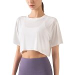 Slep - femmes aptitude entraînement hauts courts manche courte yoga tee shirts athlétique fonctionnement ... Slep - femmes aptitude entraînement hauts courts manche courte yoga tee shirts athlétique fonctionnement ...