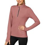 Slep - femme veste de sport 1 / 4 zip t - shirts manches longues séchage rapide avec chemises de course ... Slep - femme veste de sport 1 / 4 zip t - shirts manches longues séchage rapide avec chemises de course ...