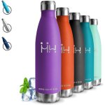 Slep - gourde isotherme, 500ml, sans bpa, gourde enfant, 24h froid & 12h chaud, inox, anti fuite, metal, ...