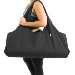 Slep - grand sac pour tapis de yoga, grand sac fourre - tout pour tapis de yoga avec poche latrale
