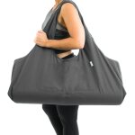 Slep - grand sac pour tapis de yoga, grand sac fourre - tout pour tapis de yoga avec poche latrale