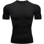 Slep - hommes compression t - shirt de sport, compression running manches courte, schage rapide respirant ...