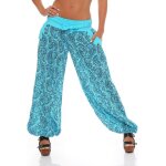 Slep - malito harem pantalon en style boyfriend avec orient print aladin yoga 3488 femme taille unique ...