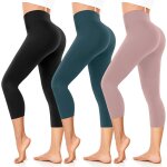 Slep - pantalon de cyclisme court pour femme - taille haute - legging d'été - short de fitness - gym ... Slep - pantalon de cyclisme court pour femme - taille haute - legging d'été - short de fitness - gym ...