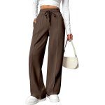 Slep - pantalon de jogging pour femme pantalon de sport taille haute pantalon de survêtement large avec ... Slep - pantalon de jogging pour femme pantalon de sport taille haute pantalon de survêtement large avec ...