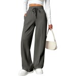 Slep - pantalon de jogging pour femme pantalon de sport taille haute pantalon de survêtement large avec ... Slep - pantalon de jogging pour femme pantalon de sport taille haute pantalon de survêtement large avec ...