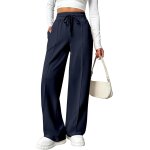 Slep - pantalon de jogging pour femme pantalon de sport taille haute pantalon de survêtement large avec ... Slep - pantalon de jogging pour femme pantalon de sport taille haute pantalon de survêtement large avec ...