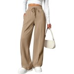 Slep - pantalon de jogging pour femme pantalon de sport taille haute pantalon de survêtement large avec ... Slep - pantalon de jogging pour femme pantalon de sport taille haute pantalon de survêtement large avec ...