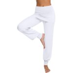 Slep - pantalon sarouel femmes taille haute pantalon de yoga femme pantalons de sport pour pilate hippie ...