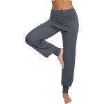 Slep - pantalon sarouel femmes taille haute pantalon de yoga femme pantalons de sport pour pilate hippie ...