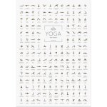 Slep - ® poster de yoga din a1 avec 168 postures et asanas, accessoires de yoga pour studios et exercices ...