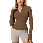 Slep - pull a manches longues pour femme avec demi - fermeture eclair et trou pour le pouce pour le yoga ... Slep - pull a manches longues pour femme avec demi - fermeture eclair et trou pour le pouce pour le yoga ...