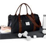 Slep - sac de gym femmes homme avec compartiment de chaussures et poche humide, sacs weekend sacs de ...