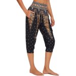 Slep - sarouel femme pantalon fluide boho courte eté panton de yoga taille haunt pantalon large léger ... Slep - sarouel femme pantalon fluide boho courte eté panton de yoga taille haunt pantalon large léger ...