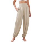 Slep - sarouel pour femme taille haute pantalon de yoga extensible pour entranement s - xxl