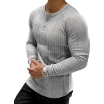 Slep - t - shirt homme, coton a manches courtes / longues henley, casual henley hauts pour fitness tee ...
