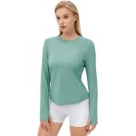 Slep - t - shirts de sport femmes a manches longues tee shirt vêtements haut fiteness yoga pliates tops ... Slep - t - shirts de sport femmes a manches longues tee shirt vêtements haut fiteness yoga pliates tops ...