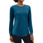 Slep - t - shirt de sport a manches longues pour femme haut fonctionnel respirant a manches longues pour ...