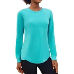 Slep - t - shirt de sport a manches longues pour femme haut fonctionnel respirant a manches longues pour ...