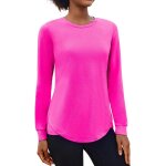 Slep - t - shirt de sport a manches longues pour femme haut fonctionnel respirant a manches longues pour ...