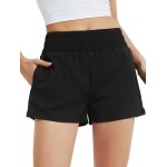 Slep - short de course femmes short de sport avec poche taille haute short a schage rapide pour bain, ...