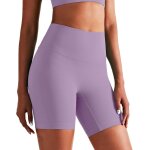Slep - short sport femme sans couture cycliste short femme taille haute shorts de yoga contrle du ventre ...