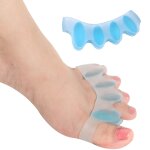 Slep - silicone toe separator for feet gel pads big toe corrector straightener for bunions yoga stretcher ...