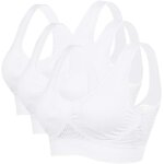 Slep - soutien - gorge quotidien doux femmes large bretelles brassière sans couture sommeil avec coussin ... Slep - soutien - gorge quotidien doux femmes large bretelles brassière sans couture sommeil avec coussin ...