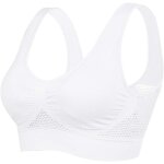 Slep - soutien - gorge quotidien doux femmes large bretelles brassire sans couture sommeil avec coussin ...