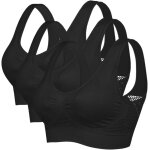 Slep - soutien - gorge quotidien doux femmes large bretelles brassire sans couture sommeil avec coussin ...