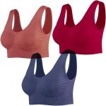 Slep - soutiens - gorge de sans couture sport yoga sans armature avec coussinets amovibles pour femmes ... Slep - soutiens - gorge de sans couture sport yoga sans armature avec coussinets amovibles pour femmes ...