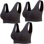 Slep - soutiens - gorge de sans couture sport yoga sans armature avec coussinets amovibles pour femmes ...