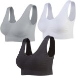 Slep - soutiens - gorge de sans couture sport yoga sans armature avec coussinets amovibles pour femmes ...