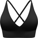 Slep - soutien - gorge de sport classique a bretelles rglables sans couture, sans armatures, amovible, ...