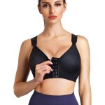 Slep - soutien gorge de sport femme post operatoire fermeture devant sans armature brassiere yoga