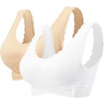 Slep - soutien - gorge de sport femmes sans couture soutien gorge confortable dentelle bra push up yoga ...