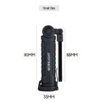 Small size 1pc lampe torche de travail a led cob, rechargeable par usb, avec base a crochet magntique, ...