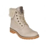 Soccx pale bottes allemandes en cuir beige isoles 37