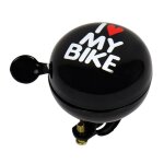 Sonnette de velo dingdong i love my bike 60mm