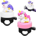 Sonnette velo enfant, 2 pièces sonnette de vélo pour enfants, cloche de vélo, sonnette de vélo licorne, ... Sonnette velo enfant, 2 pièces sonnette de vélo pour enfants, cloche de vélo, sonnette de vélo licorne, ...