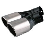 Sortie embout echappement inox type gti look uniquement pour golf v tdi